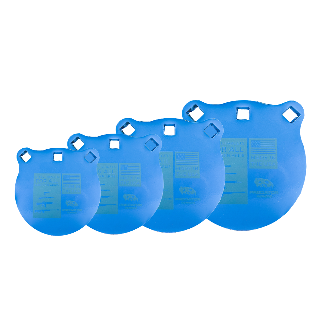 Full Set of AR500 Steel Gong Targets